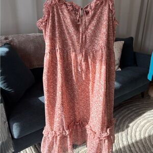 Dress Forum Blush Floral Mini Dress